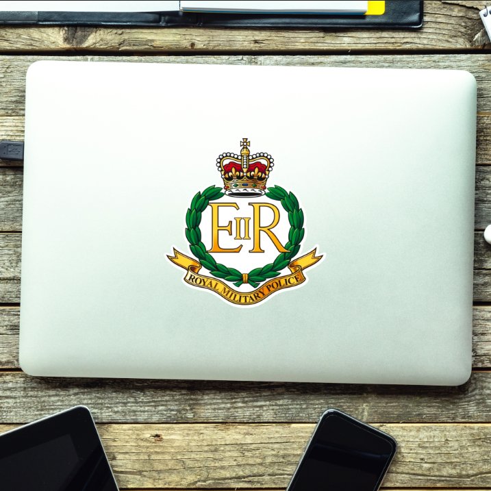 Royal Military Police Waterproof Vinyl Stickers old style - FREE SHIPPING redplume