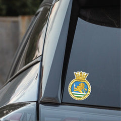 Royal Navy HMS Vanguard Waterproof Vinyl Sticker - Multiple Sizes redplume