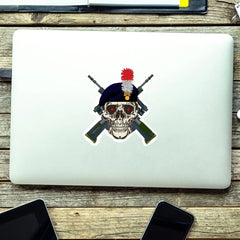 Royal Regiment of Fusiliers RRF High-Quality Vinyl Sticker - 100mm redplume