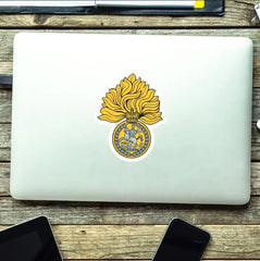 Royal Regiment of Fusiliers Waterproof Vinyl Stickers - Official MoD Reseller redplume