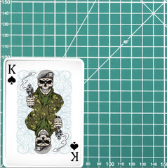 Royal Scots Dragoon Guards King of Spades Waterproof Vinyl Sticker/Decal 10cm redplume
