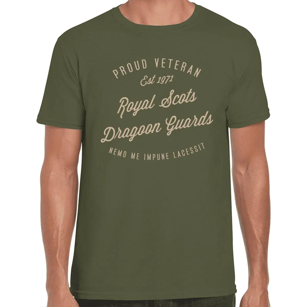 Royal Scots Dragoon Guards Vintage T Shirt redplume