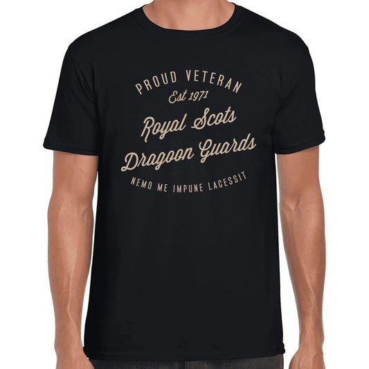 Royal Scots Dragoon Guards Vintage T Shirt redplume