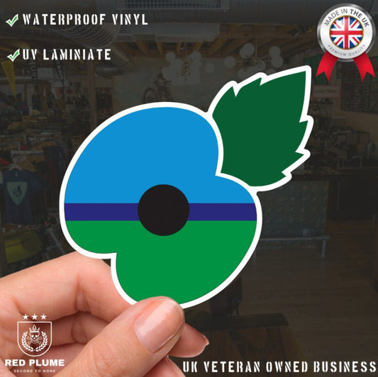 Royal Signals Car Decal - UV Laminated Waterproof Vinyl - 10cm redplume