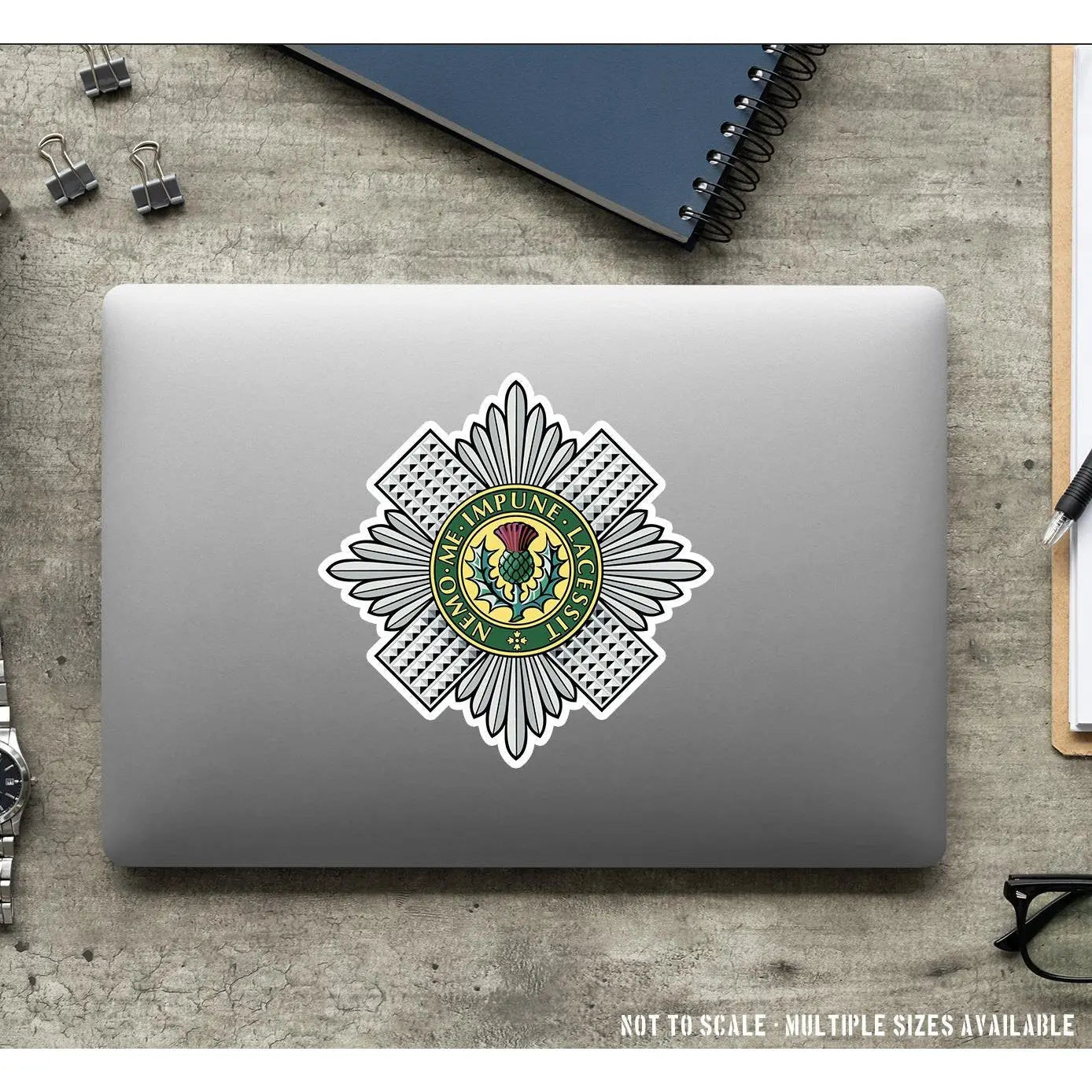 Scots Guards Waterproof Vinyl Stickers - Official MoD Reseller redplume