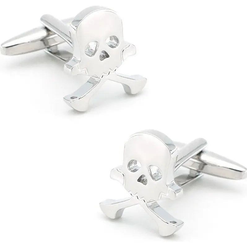 Scull and Crossbones Cufflinks redplume