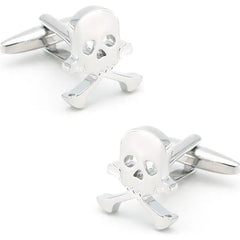 Scull and Crossbones Cufflinks redplume