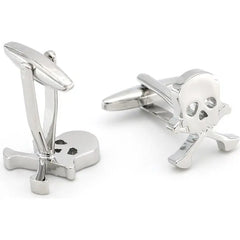 Scull and Crossbones Cufflinks redplume