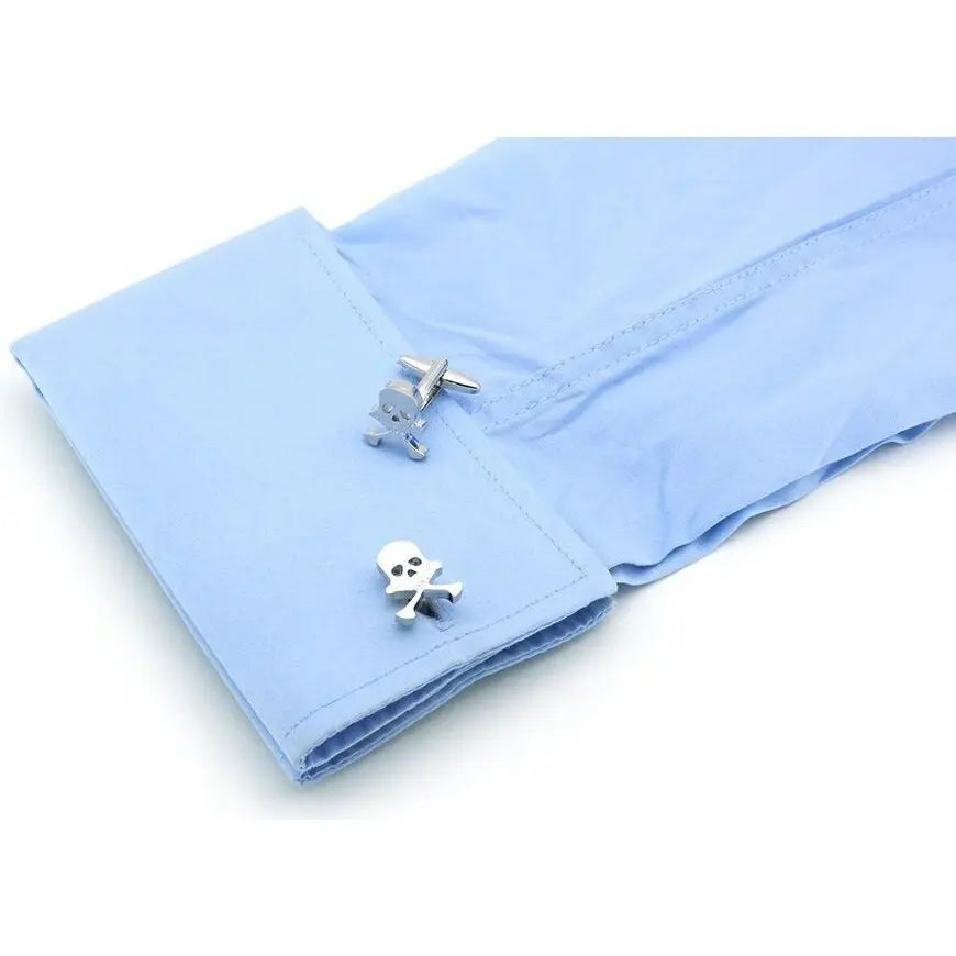Scull and Crossbones Cufflinks redplume