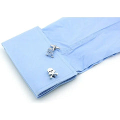 Scull and Crossbones Cufflinks redplume