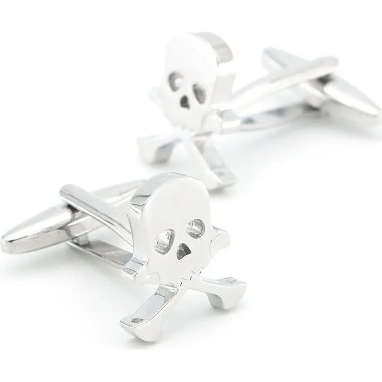 Scull and Crossbones Cufflinks redplume