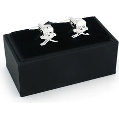 Scull and Crossbones Cufflinks redplume
