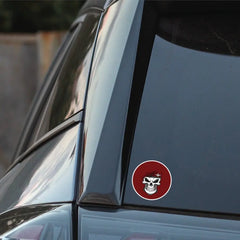 Skull with Parachute Regiment Beret TRF Vinyl Sticker - 10cm redplume
