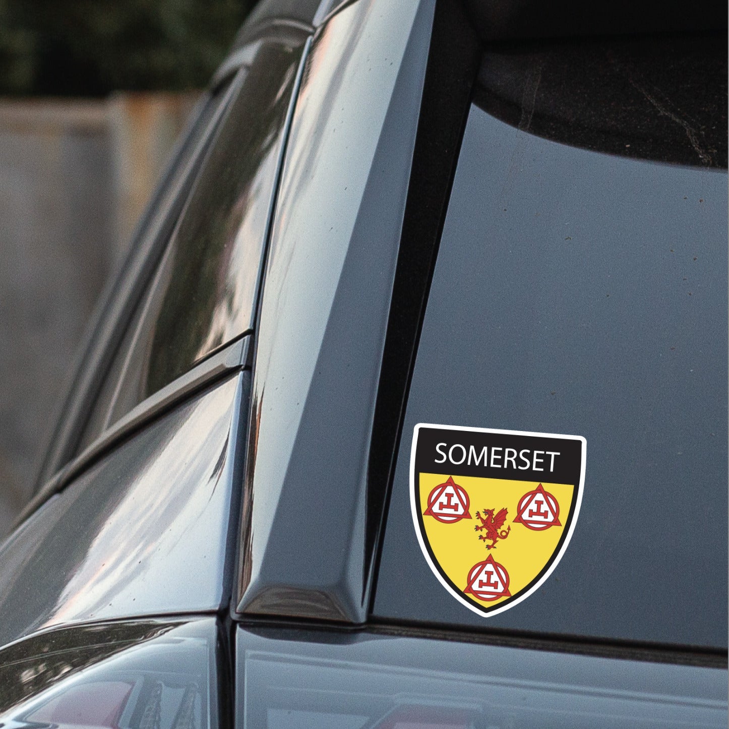 Somerset Masonic Holy Royal Arch Shield Sticker redplume