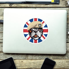 Special Air Service British Veteran Bulldog Decal - 10cm Vinyl Sticker redplume