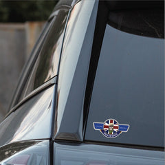 Special Air Service UV Laminated Vinyl Sticker - Wings redplume