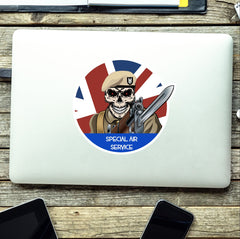 Special Air Service Vinyl Fix Bayonets Sticker redplume