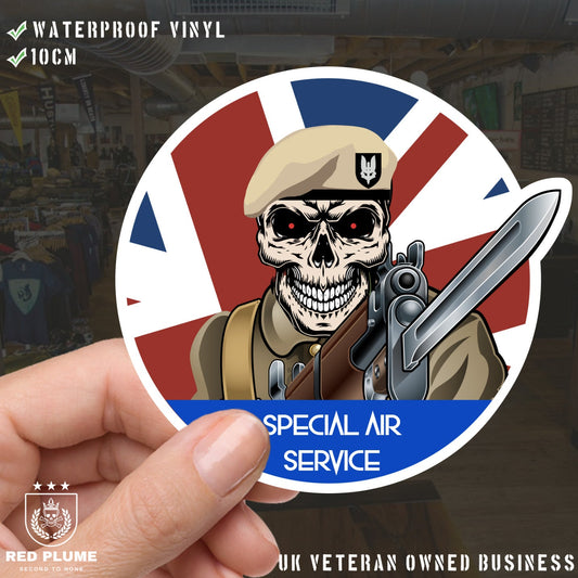 Special Air Service Vinyl Fix Bayonets Sticker redplume