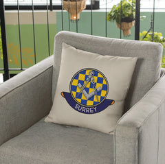 Surrey Freemasons Cushion Cover - Perfect Christmas Gift redplume