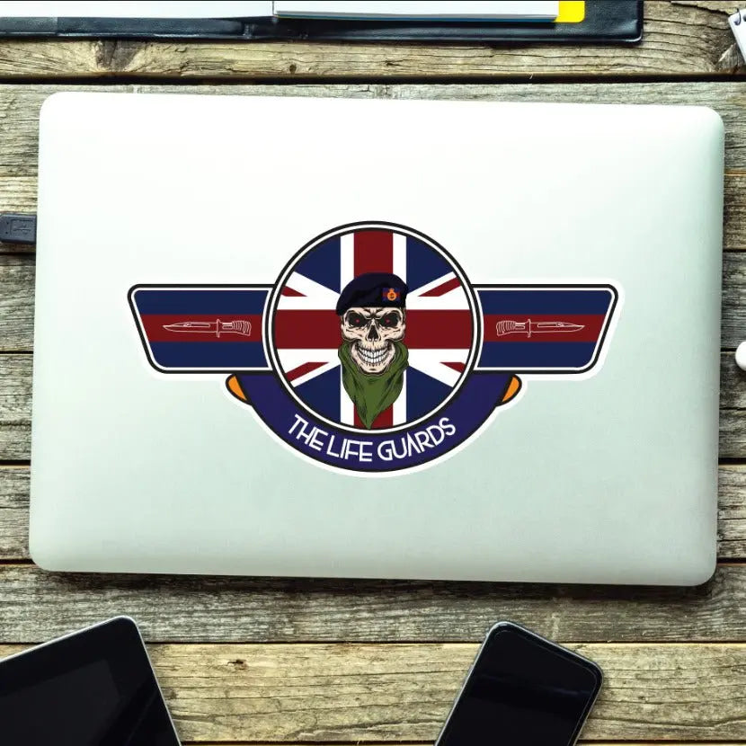 The Life Guards UV Laminated Vinyl Sticker - Wings redplume