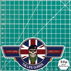 The Life Guards UV Laminated Vinyl Sticker - Wings redplume