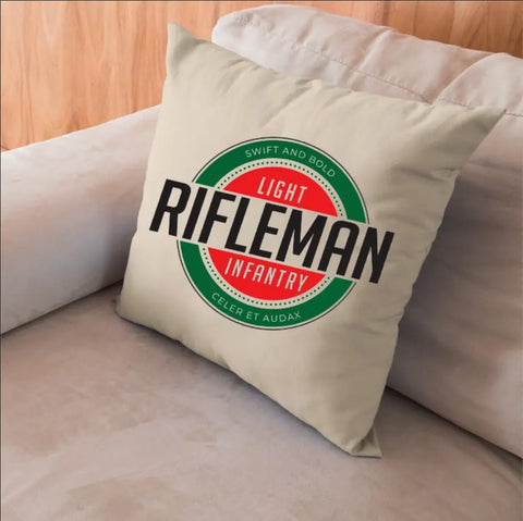 The Light Infantry Retro Cushion Cover - Ideal Stocking Filler redplume