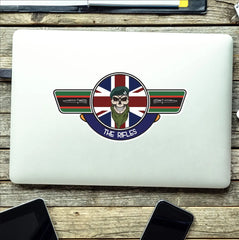 The Rifles UV Laminated Vinyl Sticker - Wings redplume
