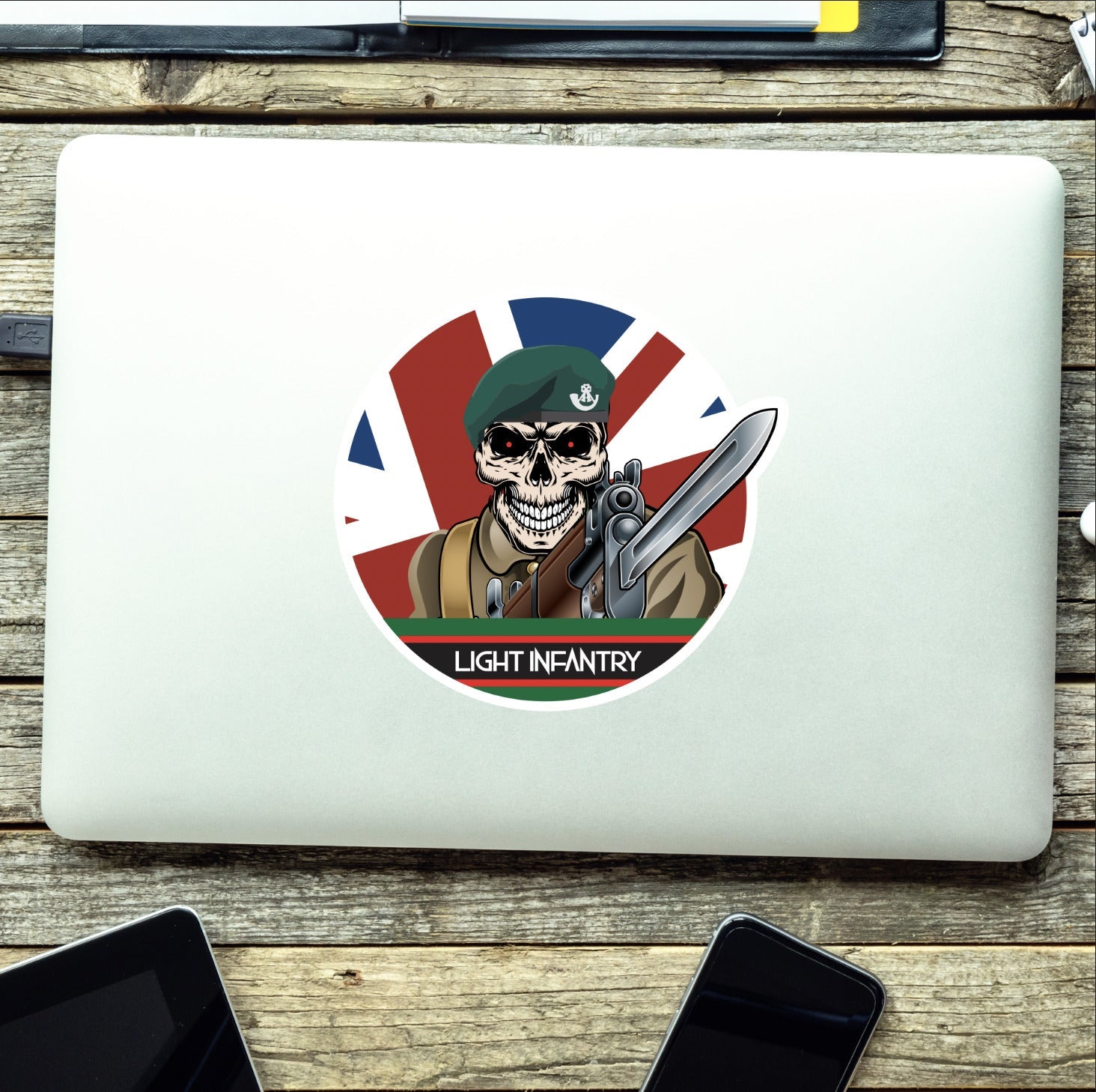 Vinyl Fix Bayonets Light Infantry Sticker redplume