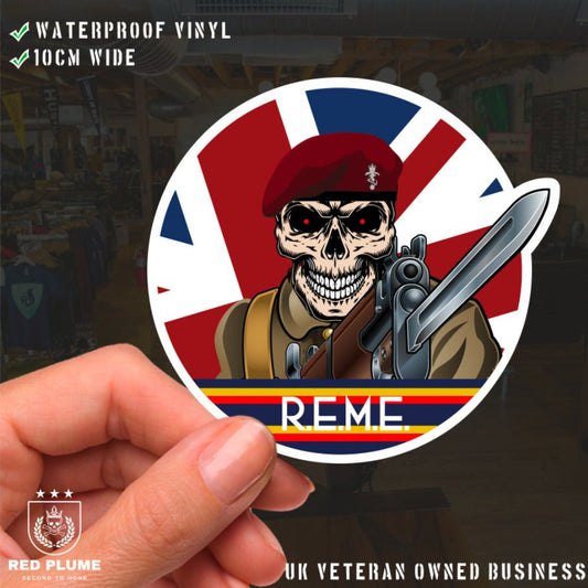 Vinyl Fix Bayonets REME Airborne Sticker redplume