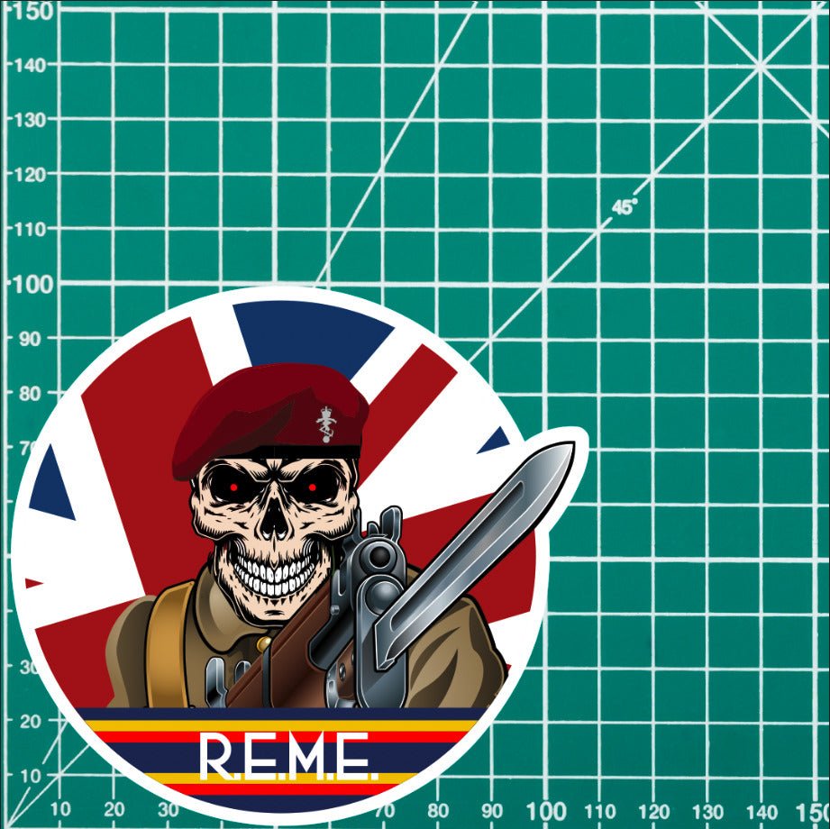 Vinyl Fix Bayonets REME Airborne Sticker redplume