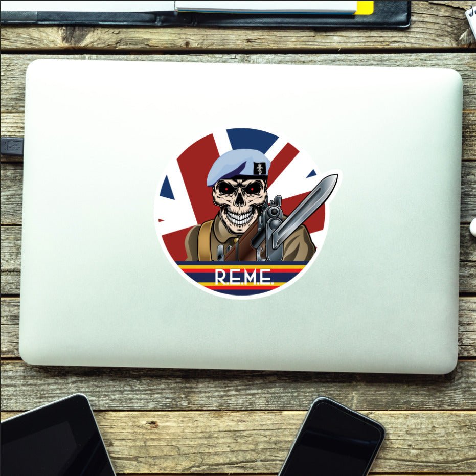 Vinyl Fix Bayonets REME Aviation Tech Sticker redplume