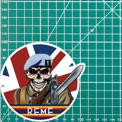 Vinyl Fix Bayonets REME Aviation Tech Sticker redplume