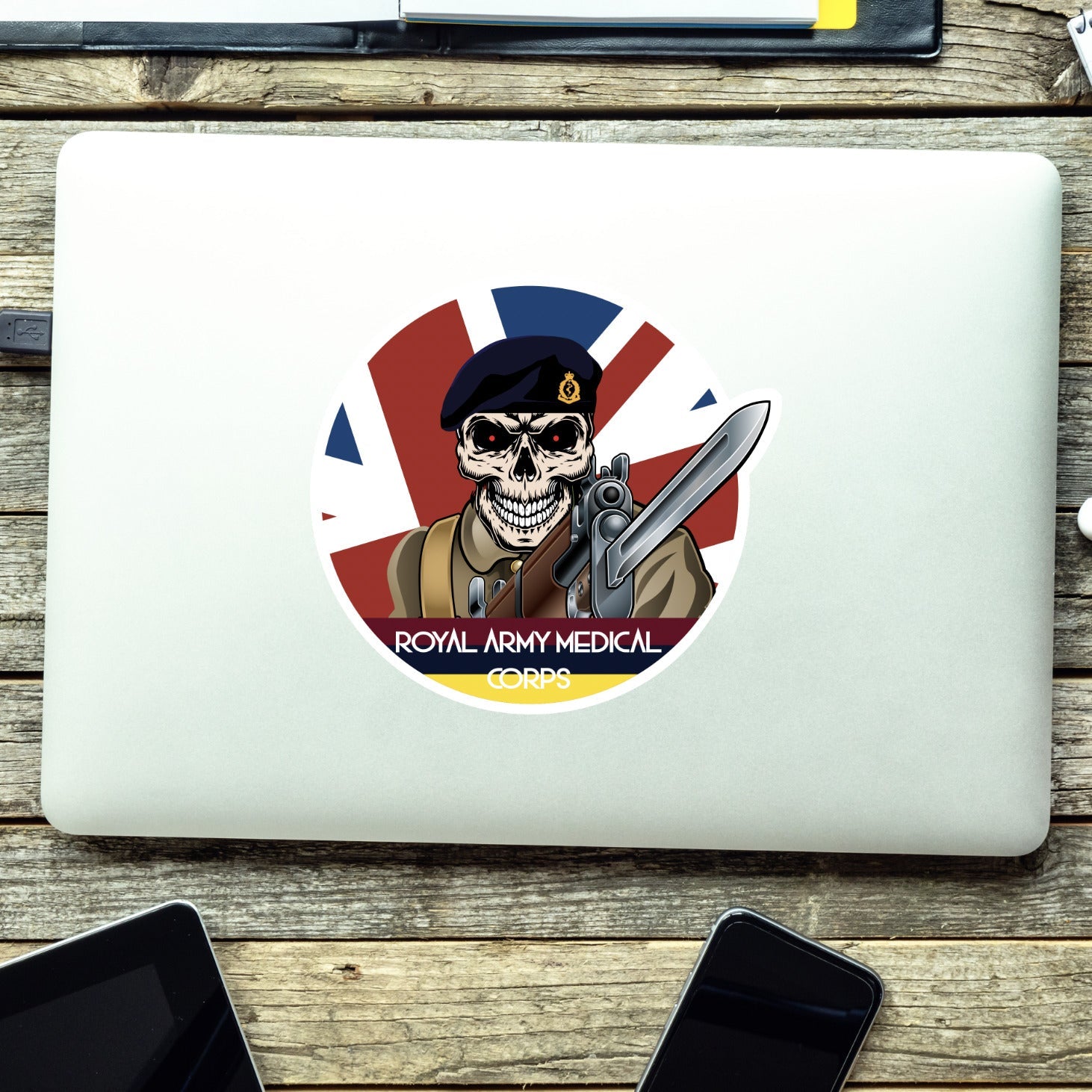 Vinyl Fix Bayonets Royal Army Medical Corps Sticker redplume