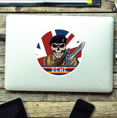 Vinyl Fix Bayonets Royal Electrical Mechanical Engineers REME Sticker redplume