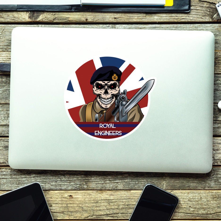 Vinyl Fix Bayonets Royal Engineers Sticker redplume