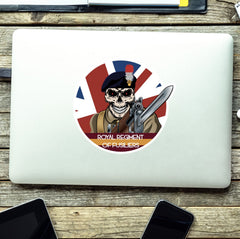 Vinyl Fix Bayonets Royal Regiment of Fusiliers Sticker redplume