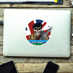 Vinyl Fix Bayonets Royal Signals Sticker redplume
