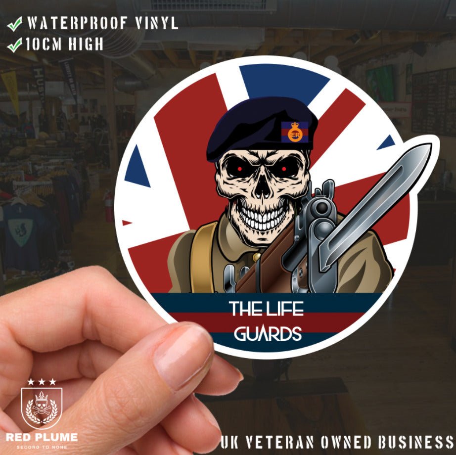 Vinyl Fix Bayonets The Life Guards Sticker redplume