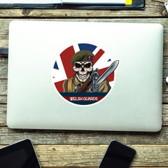 Vinyl Fix Bayonets Welsh Guards Sticker redplume