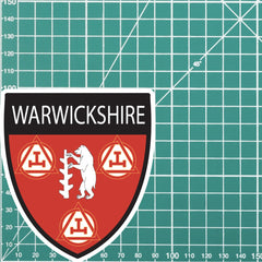 Warwickshire Masonic Holy Royal Arch Shield Sticker redplume