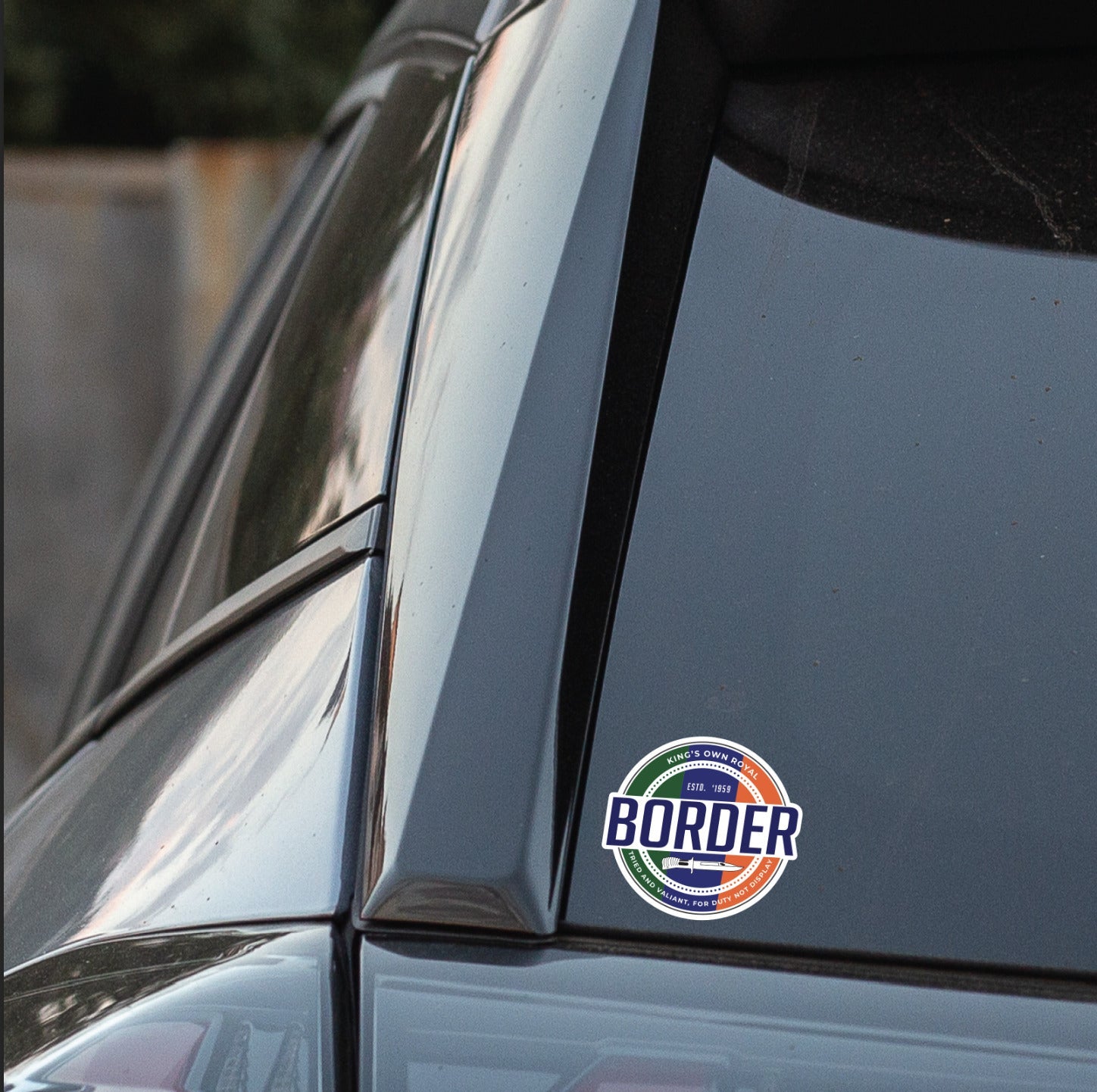 Waterproof Vinyl Decal - King's Own Royal Border Regiment | Retro | UV Laminated redplume