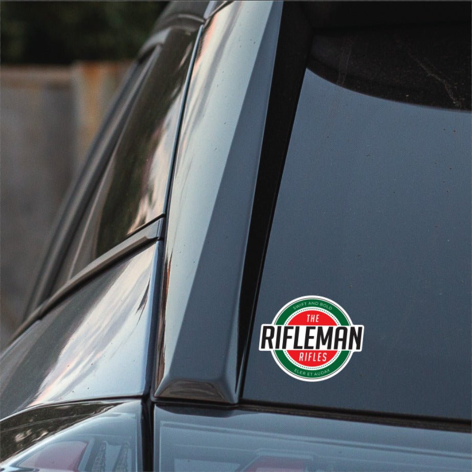 Waterproof Vinyl Decal - The Rifles | Retro | UV Laminated redplume
