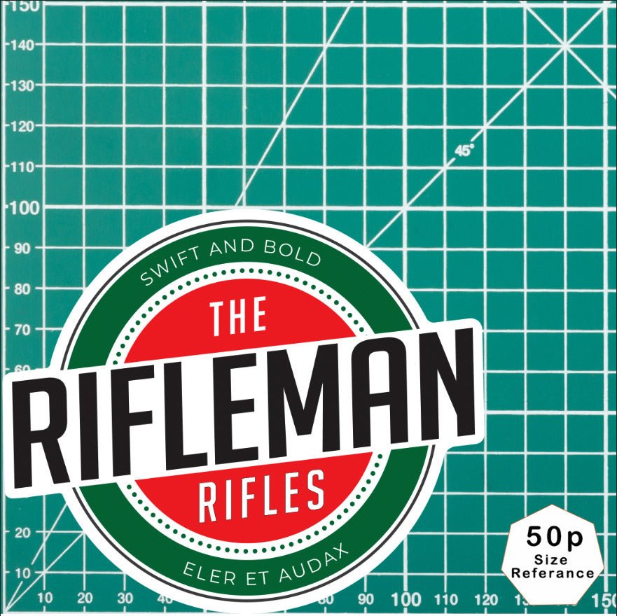 Waterproof Vinyl Decal - The Rifles | Retro | UV Laminated redplume