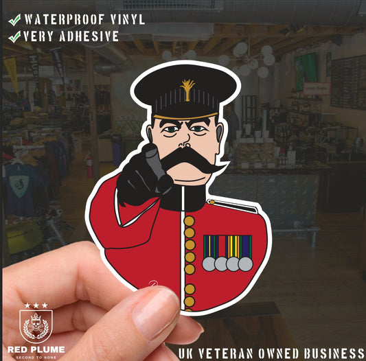 Welsh Guards - 6 Best-Selling Waterproof Stickers bundle redplume