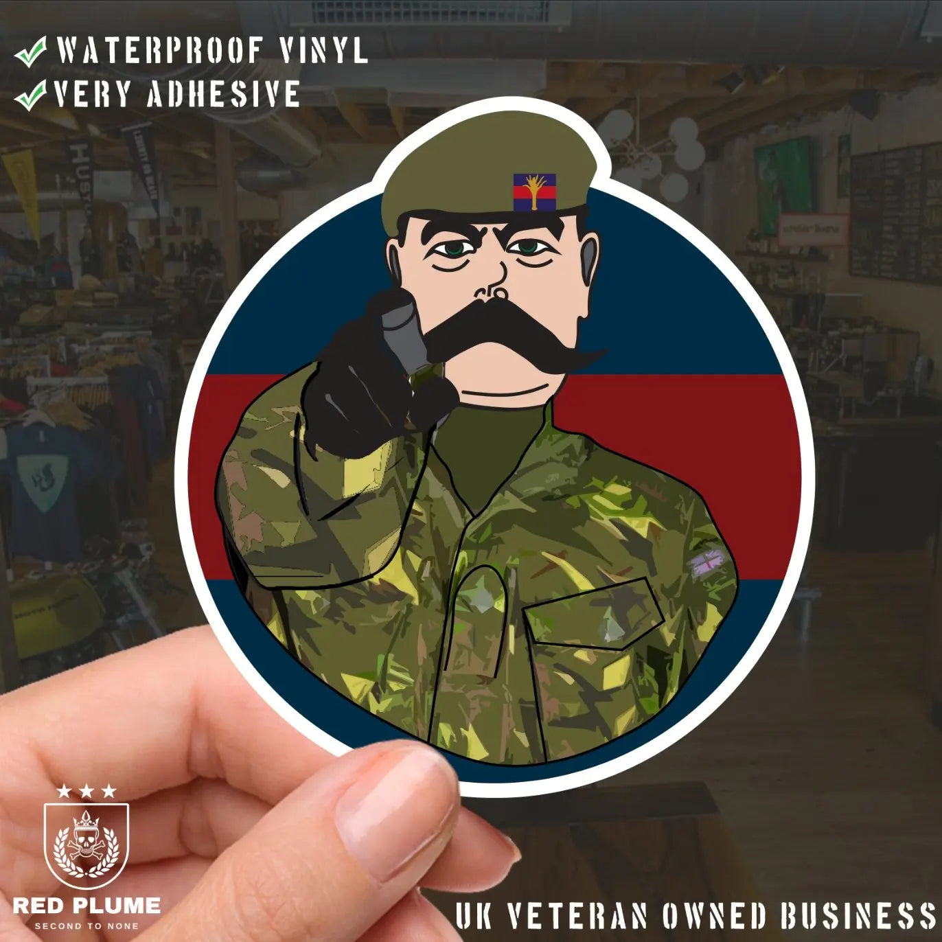 Welsh Guards - 6 Best-Selling Waterproof Stickers bundle redplume