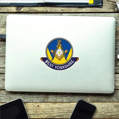 West Yorkshire Masonic Car Sticker | UV Laminated redplume