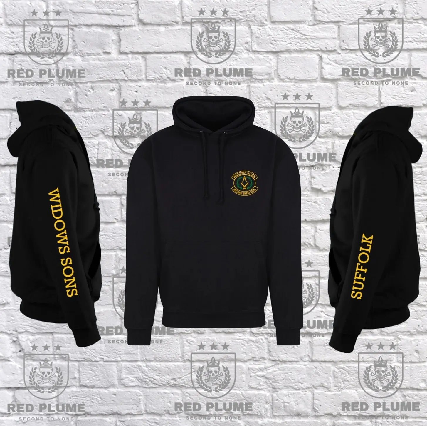 Widows Sons Chapter - Suffolk Hoodie redplume