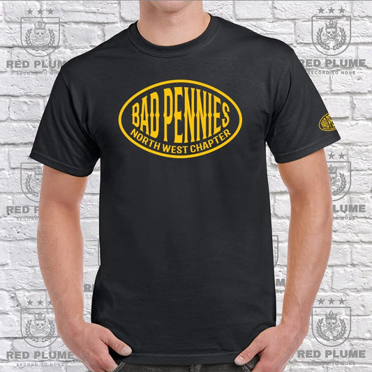 Widows Sons Oval T-Shirt -North West Bad Pennies Edition redplume