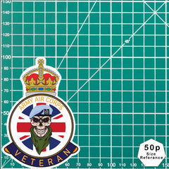 Army Air Corps Regiment UV Laminated Decal redplume