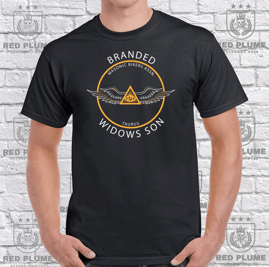 Branded Widows Son Taurus T Shirt - Red Plume